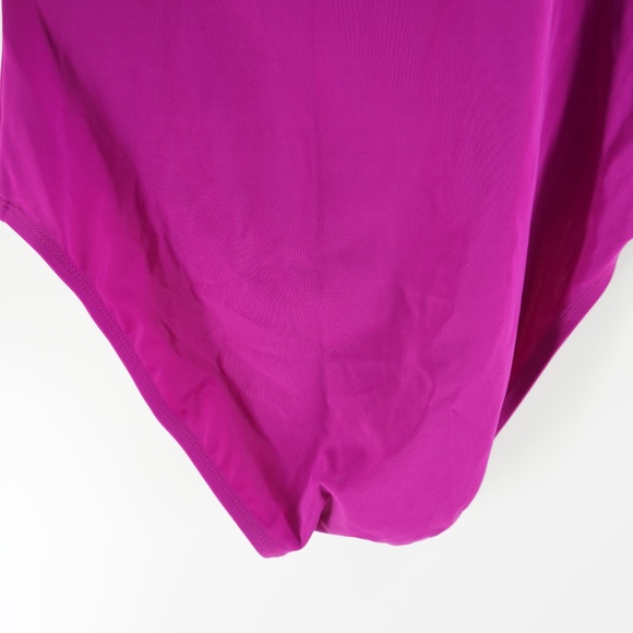 NWT Jantzen Magenta Strappy One piece Swimwuit 10 - Picture 2 of 7